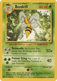 Beedrill 17/102 Unlimited Base