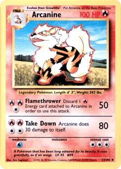 Arcanine 23/102 Unlimited Base