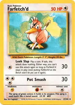 Farfetch'd 27/102 Unlimited Base