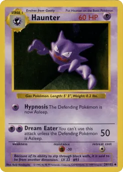 Haunter 29/102 Unlimited Shadowless Base