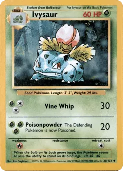Ivysaur 30/102 Unlimited Base
