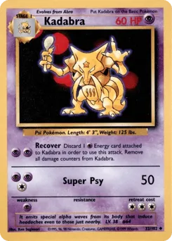 Kadabra 32/102 Unlimited Base