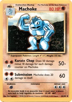 Machoke 34/102 Unlimited Base