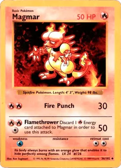 Magmar 36/102 Unlimited Shadowless Base