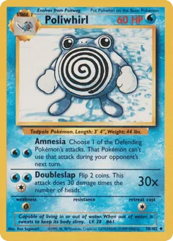 Poliwhirl 38/102 Unlimited Base