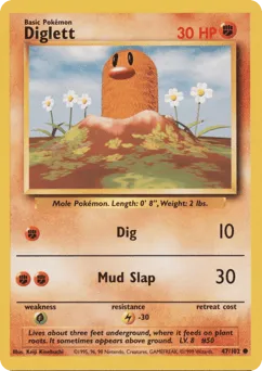 Diglett 47/102 Unlimited Base