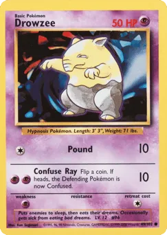 Drowzee 49/102 Unlimited Base