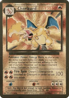Charizard 4/102 Metal Base