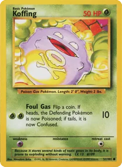 Koffing 51/102 Unlimited Base