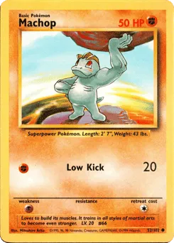 Machop 52/102 Unlimited Base
