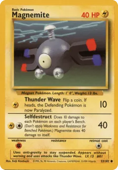 Magnemite 53/102 Unlimited Base
