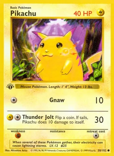 Pikachu 58/102 Base