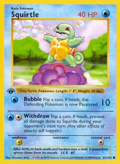 Squirtle 63/102 Base