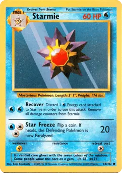 Starmie 64/102 Unlimited Base