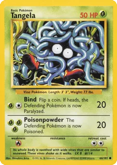 Tangela 66/102 Unlimited Base