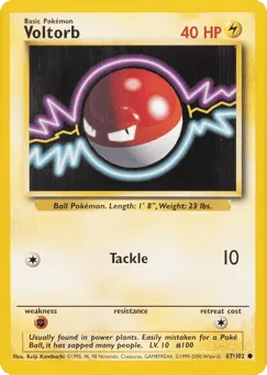 Voltorb 67/102 Unlimited Base