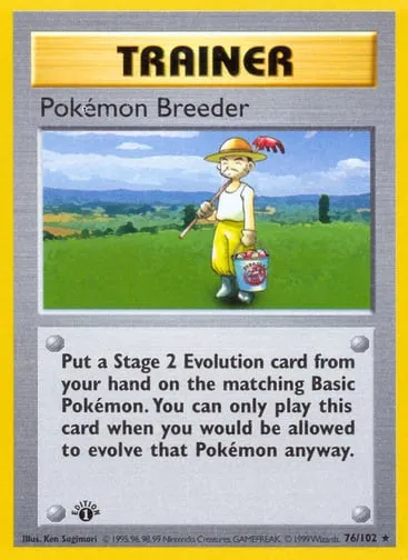 Pokémon Breeder 76/102 Base