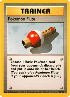 Pokémon Flute 86/102 Unlimited Base