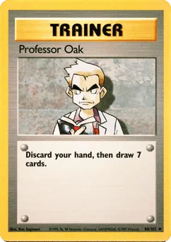 Professor Oak 88/102 Unlimited Base