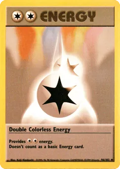 Double Colorless Energy 96/102 Unlimited Base