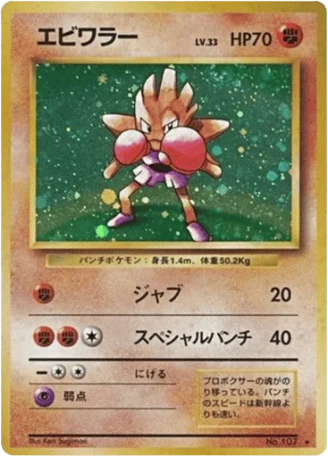 Hitmonchan No.107 Expansion Pack