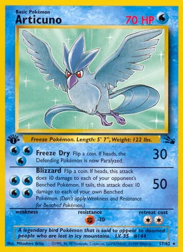 Articuno 17/62 Fossil