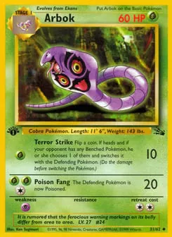 Arbok 31/62 Fossil