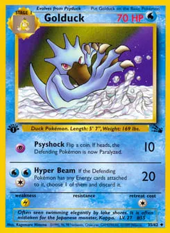 Golduck 35/62 Fossil
