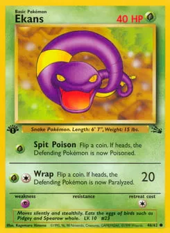 Ekans 46/62 Fossil