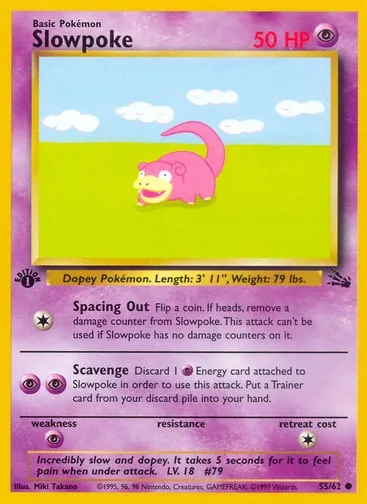 Slowpoke 55/62 Fossil