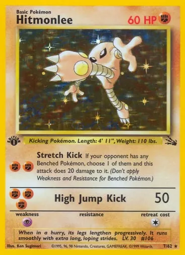 Hitmonlee 7/62 Fossil