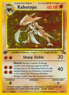 Kabutops 9/62 Fossil