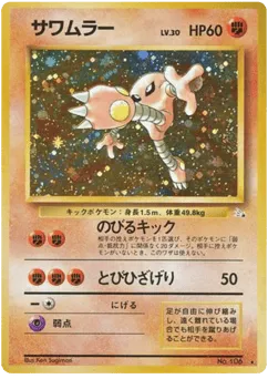 Hitmonlee No.106 Mystery of the Fossils