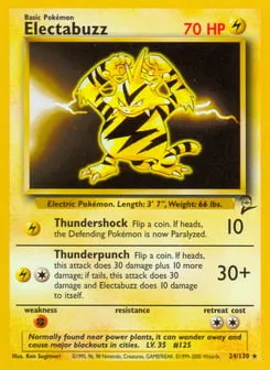 Electabuzz 24/130 Base Set 2
