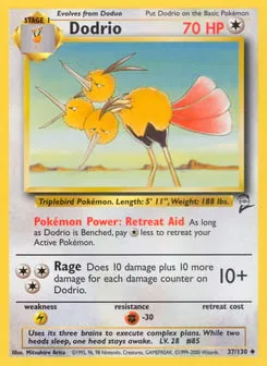Dodrio 37/130 Base Set 2