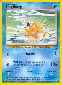Magikarp 50/130 Base Set 2