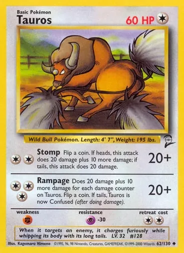 Tauros 62/130 Base Set 2