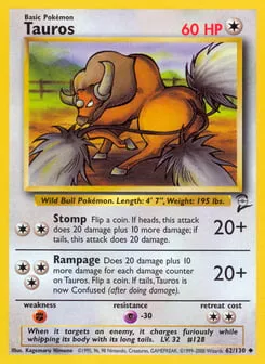 Tauros 62/130 Base Set 2
