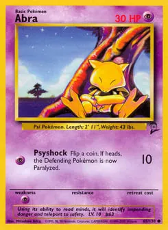 Abra 65/130 Base Set 2