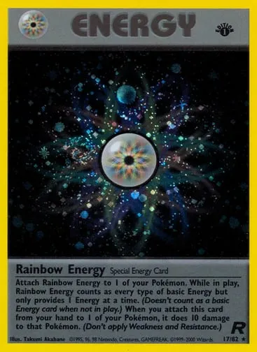Rainbow Energy 17/82 Team Rocket