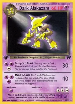 Dark Alakazam 18/82 Team Rocket
