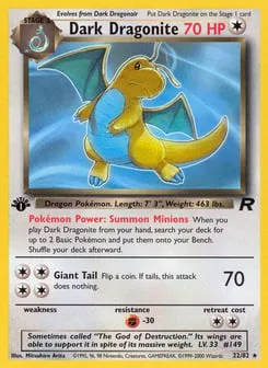 Dark Dragonite 22/82 Team Rocket