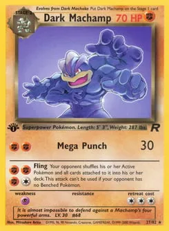 Dark Machamp 27/82 Team Rocket