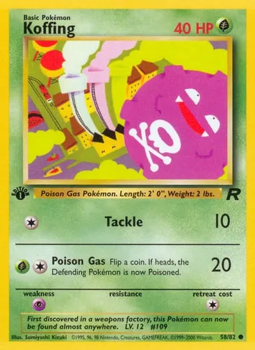 Koffing 58/82 Team Rocket