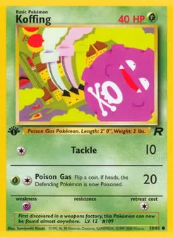 Koffing 58/82 Team Rocket