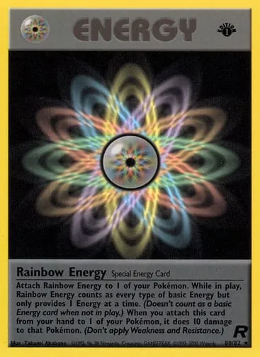 Rainbow Energy 80/82 Team Rocket