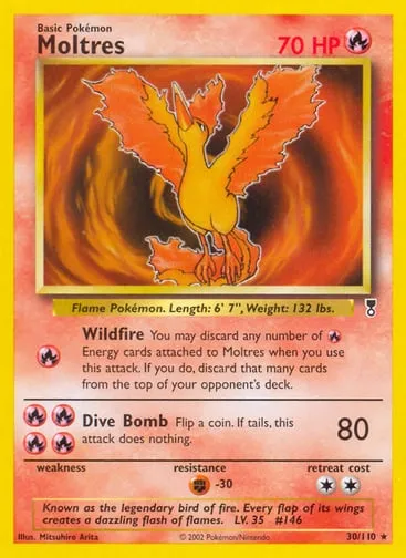 Moltres 30/110 Legendary Collection