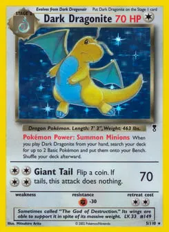 Dark Dragonite 5/110 Legendary Collection