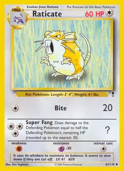 Raticate 61/110 Legendary Collection