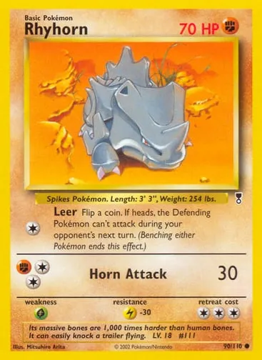 Rhyhorn 90/110 Legendary Collection
